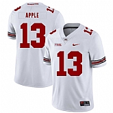 Ohio State Buckeyes 13 Eli Apple White Nike College Football Jersey Dzhi,baseball caps,new era cap wholesale,wholesale hats